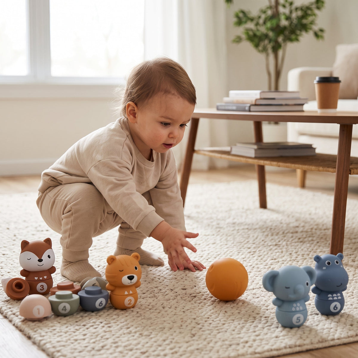 Koala Montessori Stacking & Teething Set