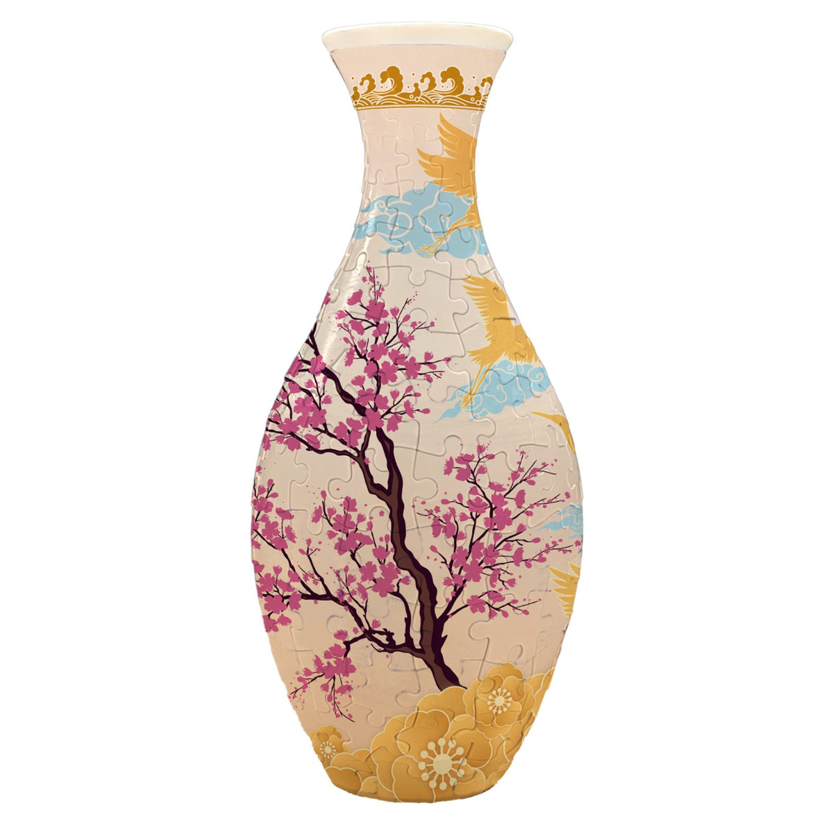 DIY Puzzle Flower Vase