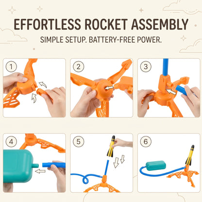 Kids Stomp Rocket Launcher Set