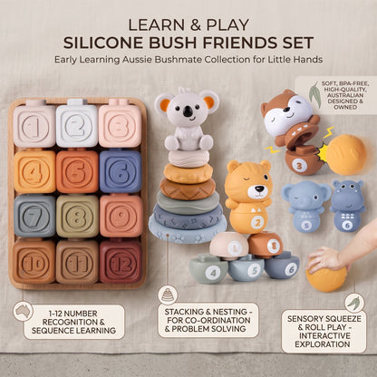 Koala Montessori Stacking & Teething Set