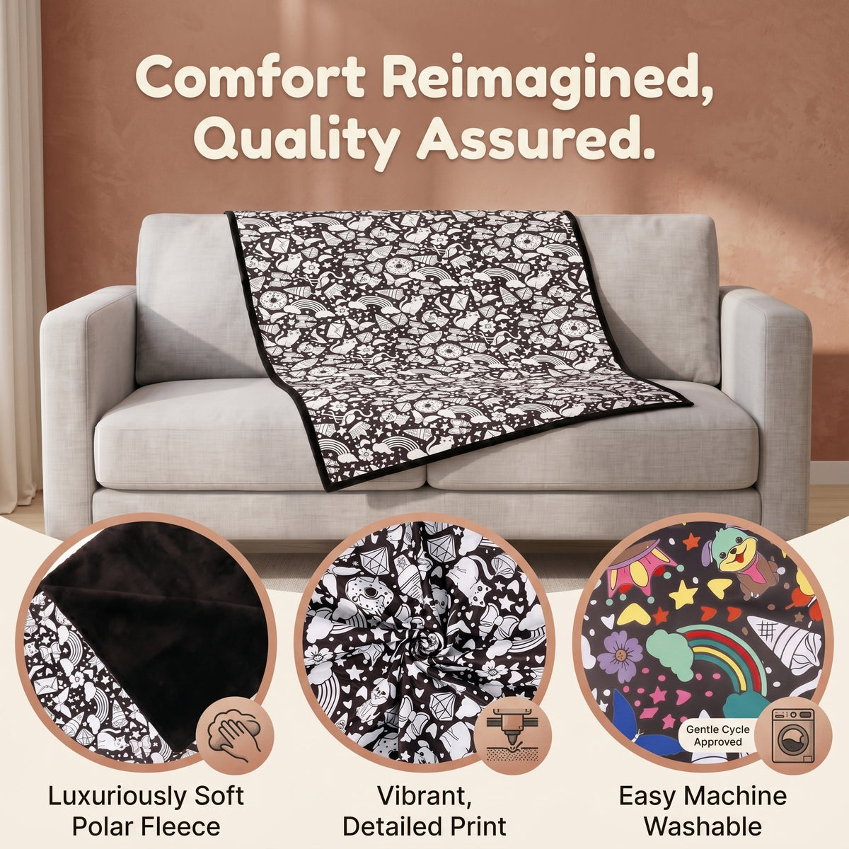 DIY Coloring Blanket with Fabric Markers