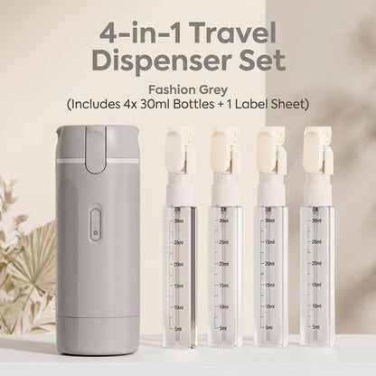 4 in 1 Refillable Travel Bottles