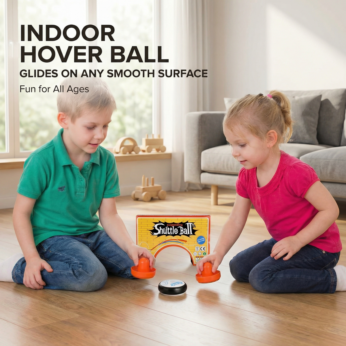 Portable Air Hockey Set