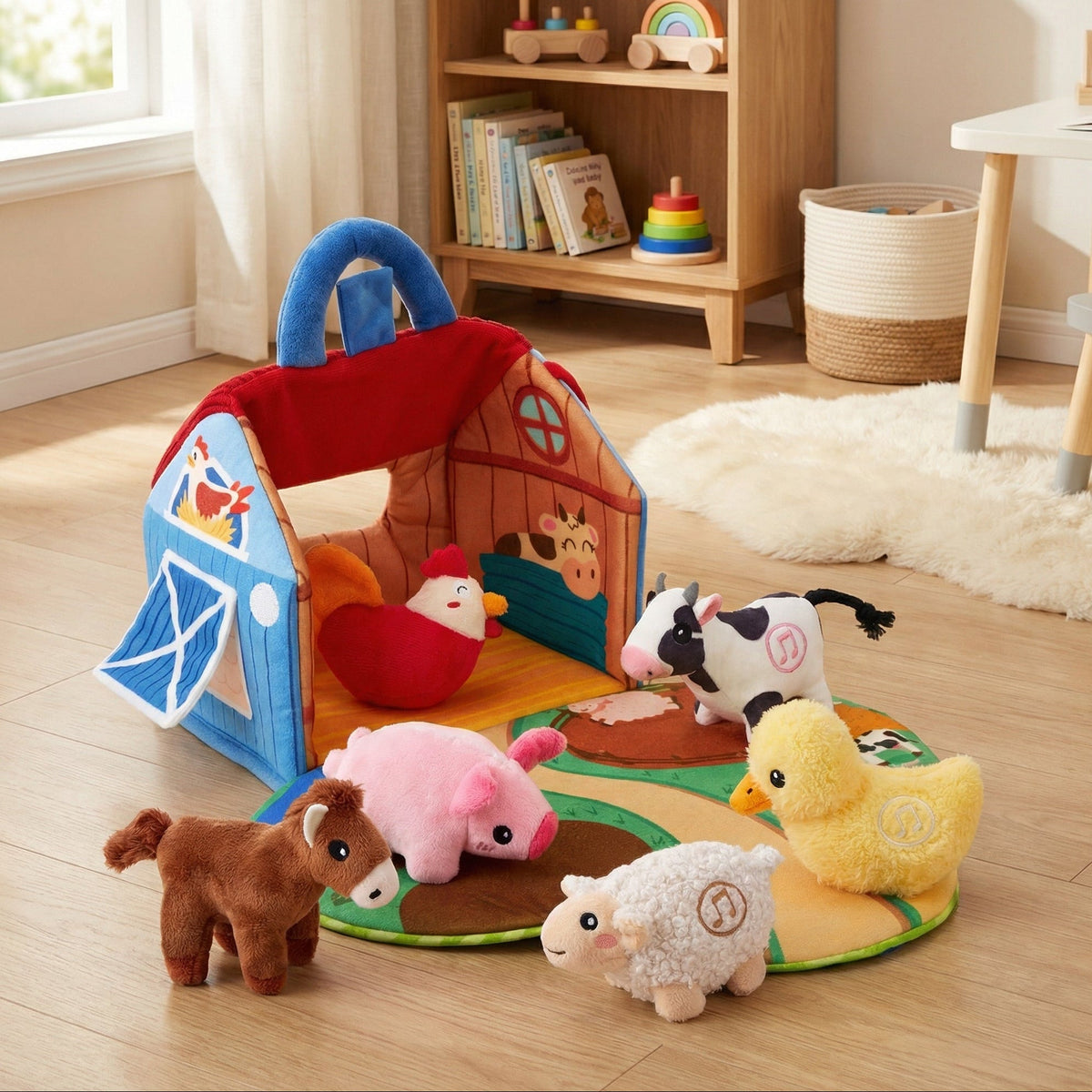 Plush Farm Animals with Sounds