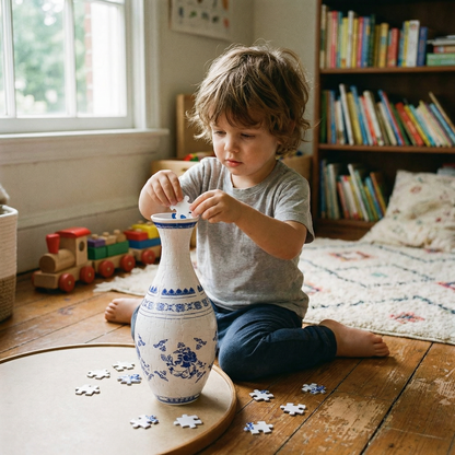 DIY Puzzle Flower Vase