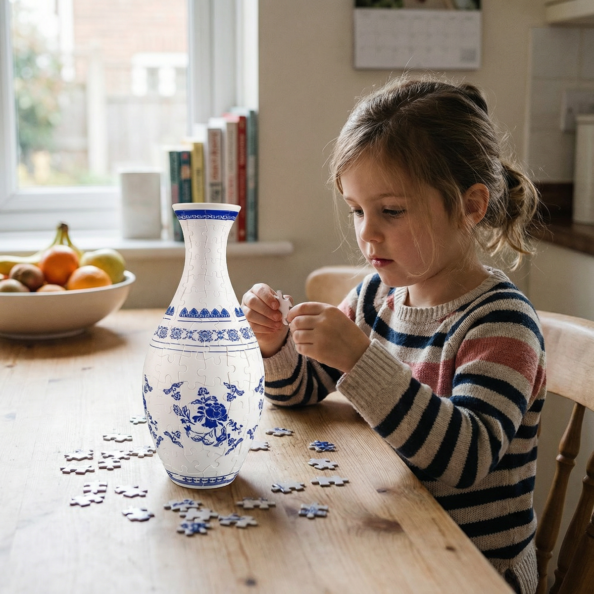 DIY Puzzle Flower Vase