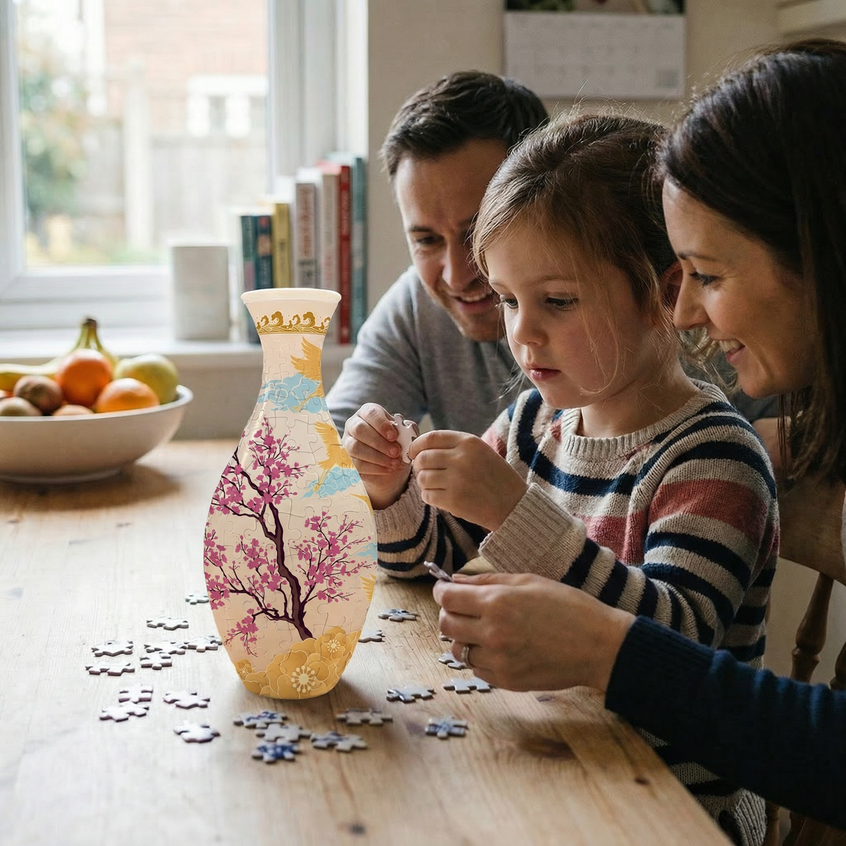 DIY Puzzle Flower Vase