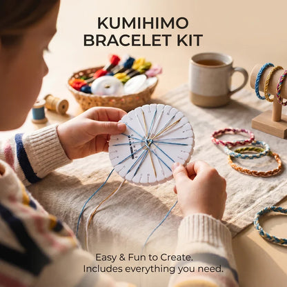 DIY Kumihimo Bracelet Kit for Kids