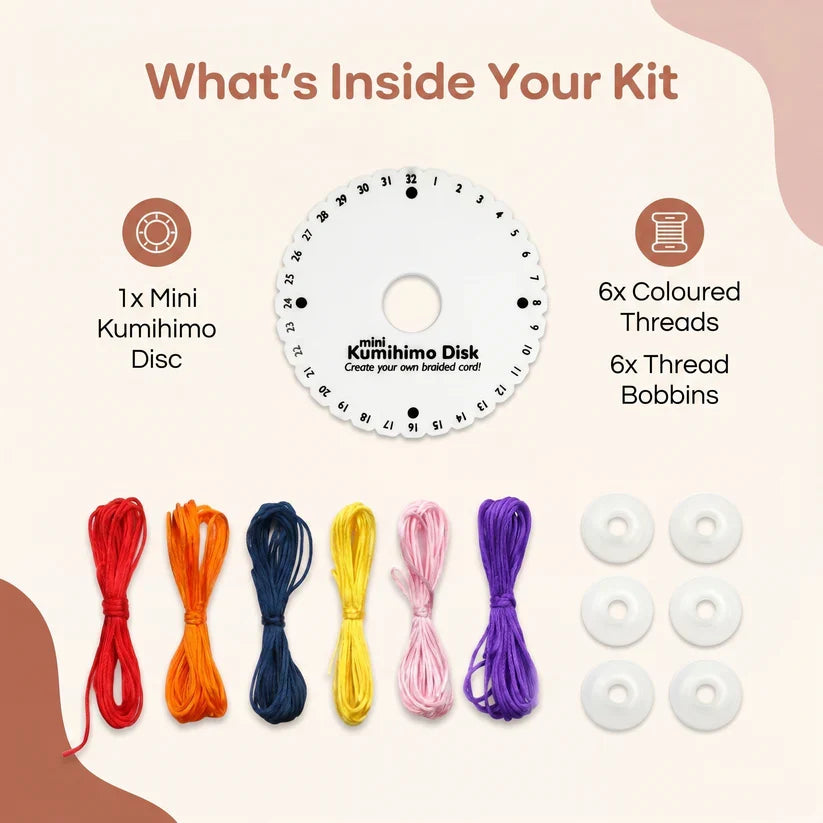 DIY Kumihimo Bracelet Kit for Kids