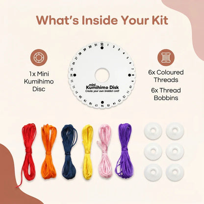 DIY Kumihimo Bracelet Kit for Kids