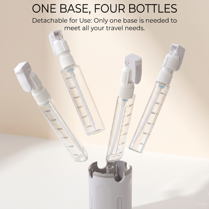 4 in 1 Refillable Travel Bottles