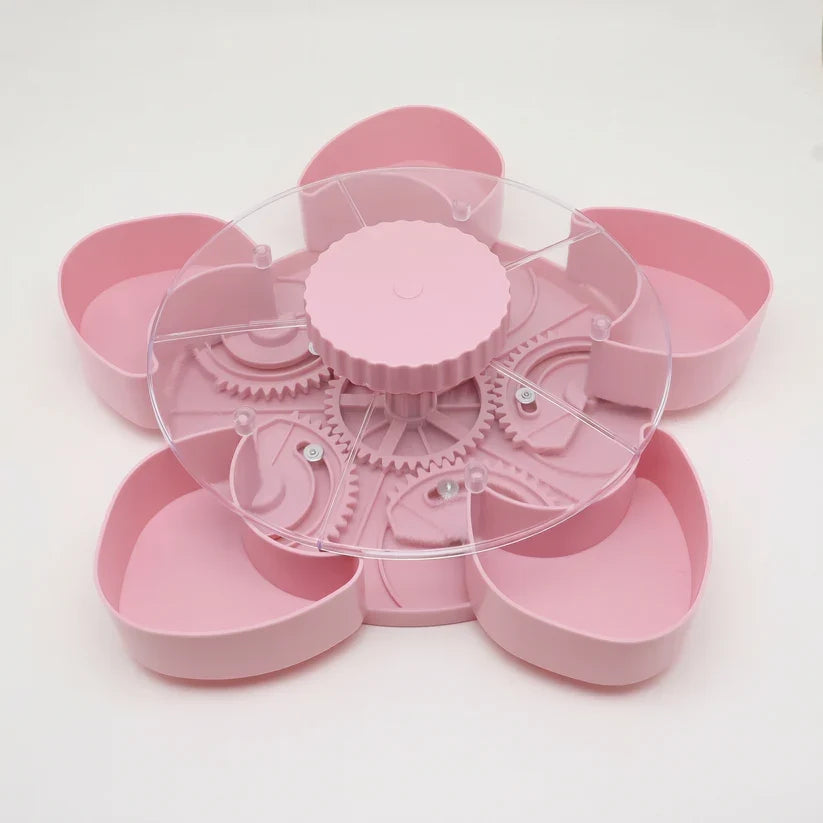 Rotating Serving Tray for Snacks