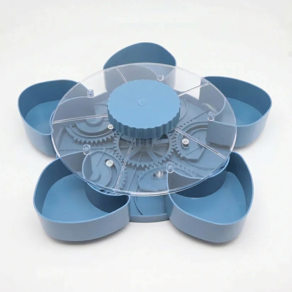 Rotating Serving Tray for Snacks