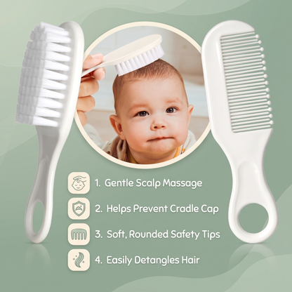 8-Piece Baby Healthcare & Grooming Kit with Storage Case